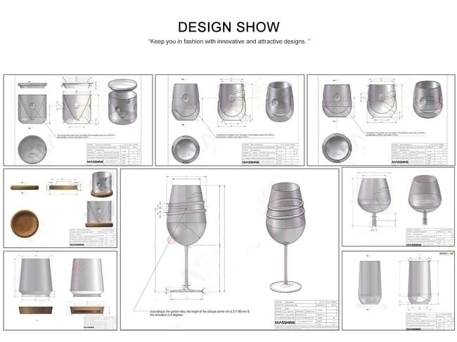 Caneca de cerveja geada 18 onças original de vidro dobro gravada real 6 do Borosilicate da cerveja da parede